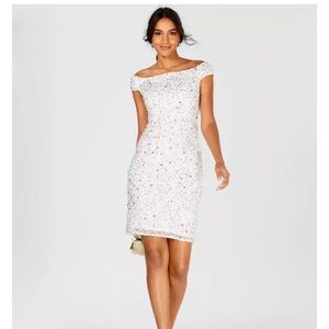 Elegant Off-Shoulder White Dress